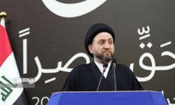 پیام تسلیت حکیم به رهبر معظم انقلاب و ملت ایران در پی شهادت رئیس جمهوری