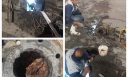 اتمام عملیات تعمیر و تعویض شیرآلات فرسوده حوضچه تقسیم کننده آب میدان انقلاب شهر ایلام