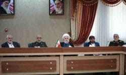 در حاشیه مراسم گرامیداشت شهدای خدمت؛ مسئولان گروه‌های مقاومت با سردار سلامی و سردار قاآنی دیدار کردند