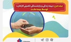 عرضه طرح «بیمه زندگی و بازنشستگی تکمیلی کارکنان» توسط بیمه ملت