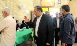 بازدید استاندار ایلام از ۲ شعبه اخذ رای در شهر ایلام + گزارش تصویری