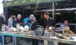 موکب شهدای عشایر کشور در مهران میزبان زوار اربعین است