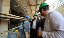 بازدید دنیامالی از مجموعه ورزشی آزادی