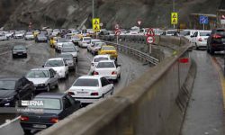 ترافیک سنگین در محورهای چالوس و هراز