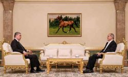 رئیس جمهور بر توسعه تعاملات میان ایران و ترکمنستان تاکید کرد