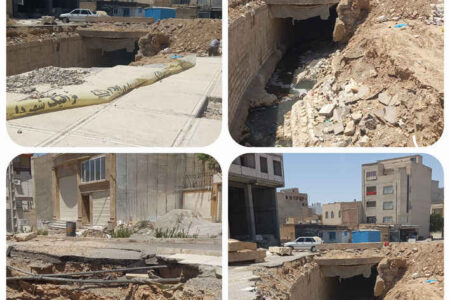 مرکز شهر ایلام در خطر سقوط!