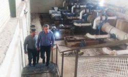بازدید مدیرعامل شرکت آب و فاضلاب استان ایلام از تأسیسات آبرسانی شهرستان دهلران
