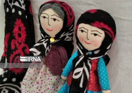 عروسک “گُل‌پَری” سفیر فرهنگ و هنر ایلام در نمایشگاه‌ ملی صنایع‌دستی