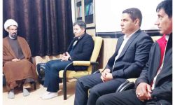 دیدار مدیرعامل شرکت توزیع نیروی برق استان ایلام با امام جمعه سیروان