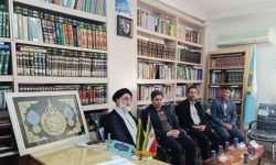 دیدار مدیرعامل شرکت توزیع نیروی برق استان ایلام با امام جمعه ایوان
