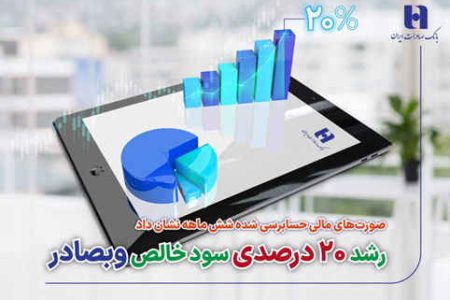 رشد ۲۰ درصدی سود خالص وبصادر
