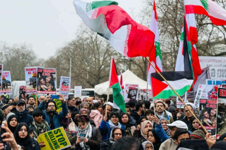 برگزاری راهپیمایی روز جهانی قدس در لندن؛ فریاد حمایت از فلسطین در قلب انگلیس طنین‌ افکند