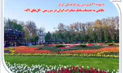 نگاهی به خدمات بانک صادرات ایران در سرزمین «گل‌های لاله‌»