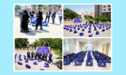 کارکنان بانک صادرات آذربایجان‌شرقی ۳ میلیارد ریال بسته معیشتی اهدا کردند
