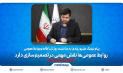 پیام تبریک علیپور یزدی به مناسبت روز ارتباطات و روابط عمومی/ ‎ روابط عمومی‌ها نقش مهمی در تصمیم‌سازی‌دارند