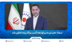 سجاد حمیدی مدیر توسعه کسب و‌ کار بیمه تعاون شد