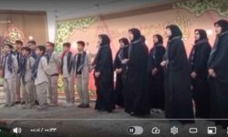 فیلم/ اجرای سرود حماسی به یاد شهید سپهبد حاج قاسم سلیمانی در موکب هنرمندان ایلام و ایران (شین)