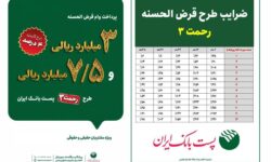 طرح رحمت ۳ پست بانک ایران