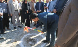 کلنگ‌زنی حفر چاه آب شرب جدید در بخش سیوان شهرستان ایلام