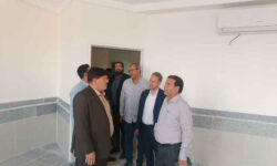 بازدید فرماندار شهرستان مهران از مدرسه در حال ساخت شهرک اسلامیه