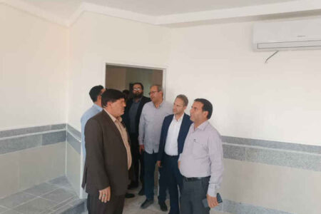بازدید فرماندار شهرستان مهران از مدرسه در حال ساخت شهرک اسلامیه