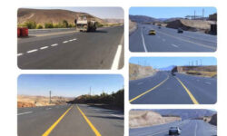 اجرای عملیات گسترده خط‌کشی راه‌های استان ایلام با هدف افزایش ایمنی و کاهش تصادفات