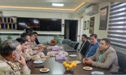 دیدار مدیرکل امور عشایر استان ایلام با فرمانده مرزبانی استان ایلام