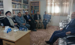 دیدار مدیرکل امور عشایر استان ایلام با امام جمعه شهرستان ایوان