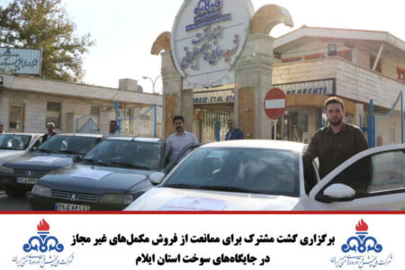 برگزاری گشت مشترک برای ممانعت از فروش مکمل‌های غیر مجاز در جایگاه‌های سوخت استان ایلام