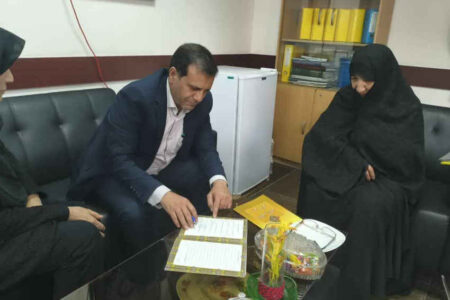 تفاهم‌نامه احداث مدرسه چهارکلاسه در ایلام با حمایت یک بانوی نیکوکار