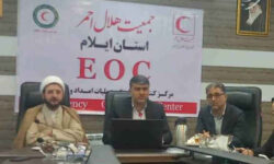 جلسه مشترک مدیرعامل جمعیت هلال احمر ایلام با کارشناسان سازمان بازرسی استان برگزار شد
