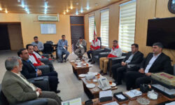 جلسه معارفه رئیس جدید جمعیت هلال‌احمر شهرستان ایلام برگزار شد