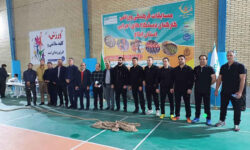 قهرمانی تیم گاز استان ایلام در مسابقات طنابکشی کارکنان دستگاههای اجرایی