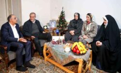دیدار رئیس جمهور اسلامی ایران با خانواده شهید مسیحی