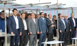 کلنگ زنی پل گاومیشان حد فاصل استانهای ایلام و لرستان با حضور معاون وزیر راه و شهرسازی