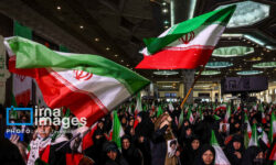 برگزاری مراسم چهلم جان‌باختگان حوادث دی‌ماه در تهران+ فیلم