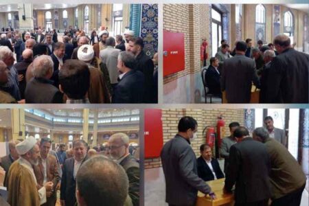 دیدار صمیمی رئیس‌کل دادگستری استان ایلام با مردم پس از نماز جمعه