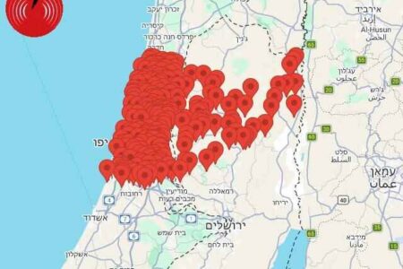 ۴۲۴ نقطه در فلسطین اشغالی زیر آژیر قرمز؛ تل‌آویو در وضعیت اضطراری