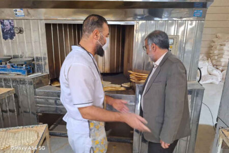 بازدید فرماندار ایلام از نانوایی‌های سطح شهر و گفت‌وگو با مردم