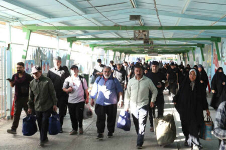 ۳۴ هزار زائر کربلایی از مرز مهران وارد کشور شدند