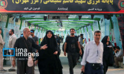 ۱۵ هزار زائر از مرز مهران راهی آیین‌های وداع با رهبر مقاومت شدند