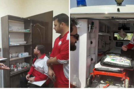 بازدید مسئولان معاونت امداد هلالاحمر ایلام از پایگاه امداد و نجات شباب