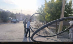 اصلاح ۵۰۰ متر از شبکه توزیع آب روستای “گلزار هر کبود” چوار با هدف حمایت از تولید و اشتغال